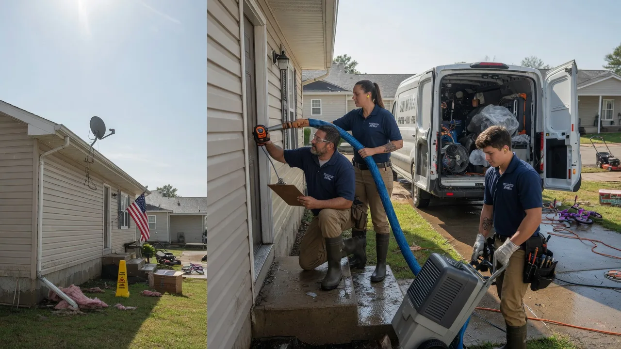 Ceiling Water Damage Restoration in Neshkoro, WI near me